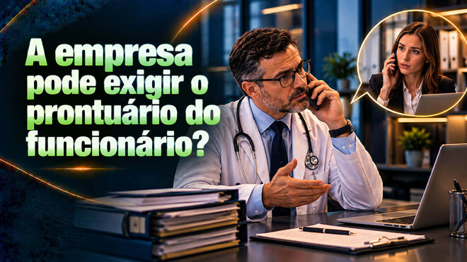 A empresa pode exigir o prontuário do funcionário?
