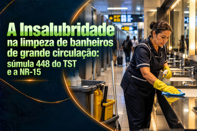 A Insalubridade na limpeza de banheiros de grande circulação: súmula 448 do TST e a NR-15