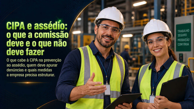 CIPA e assédio: o que a comissão deve e o que não deve fazer
